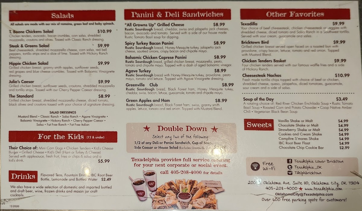 Texadelphia Menu - Image 4