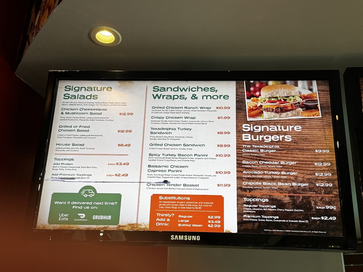 Texadelphia Menu - Image 5
